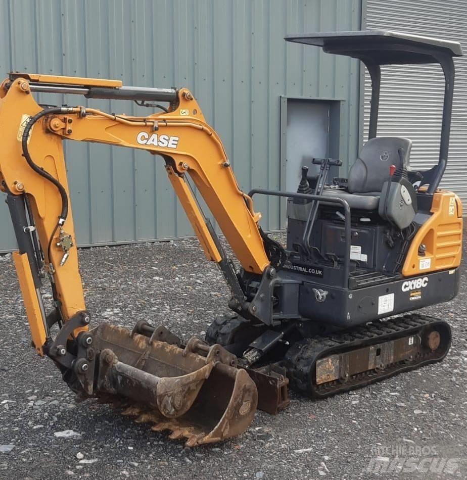 CASE CX18C CANOPY Mini rýpadla < 7t