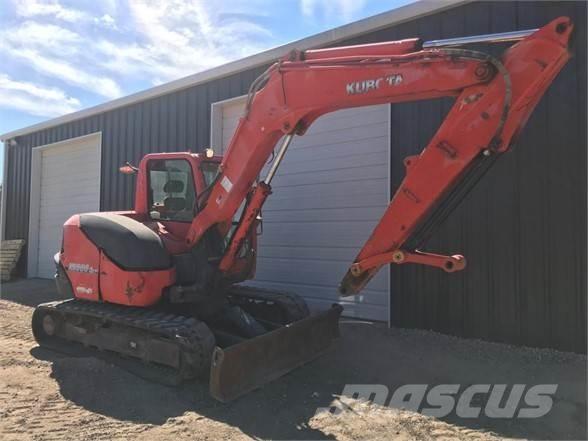 Kubota KX080-4 Pásová rýpadla
