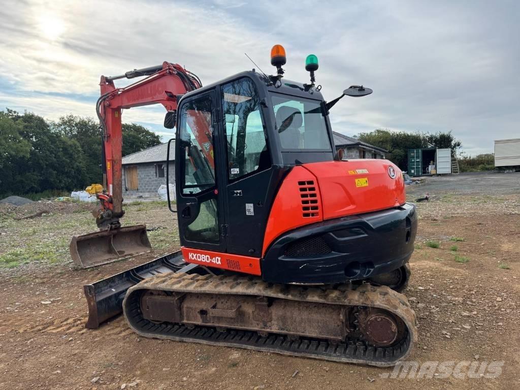 Kubota KX 080-4 Midi rýpadla 7t - 12t