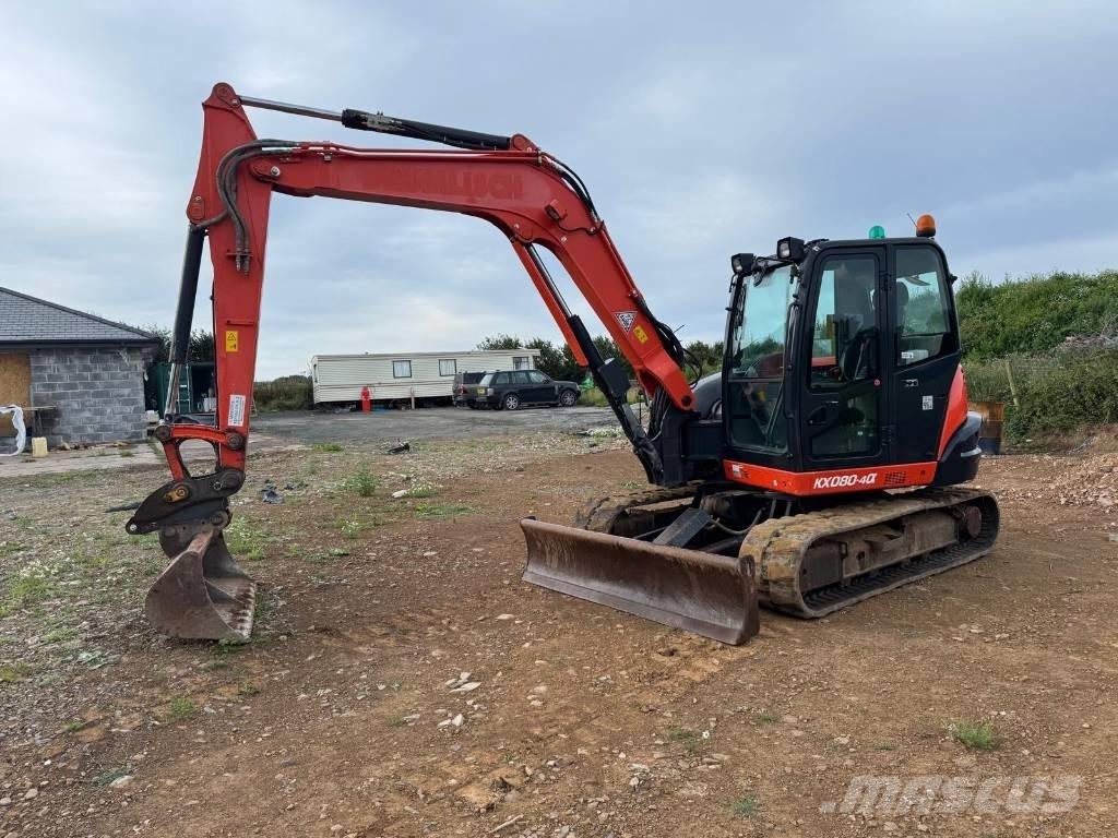 Kubota KX 080-4 Midi rýpadla 7t - 12t