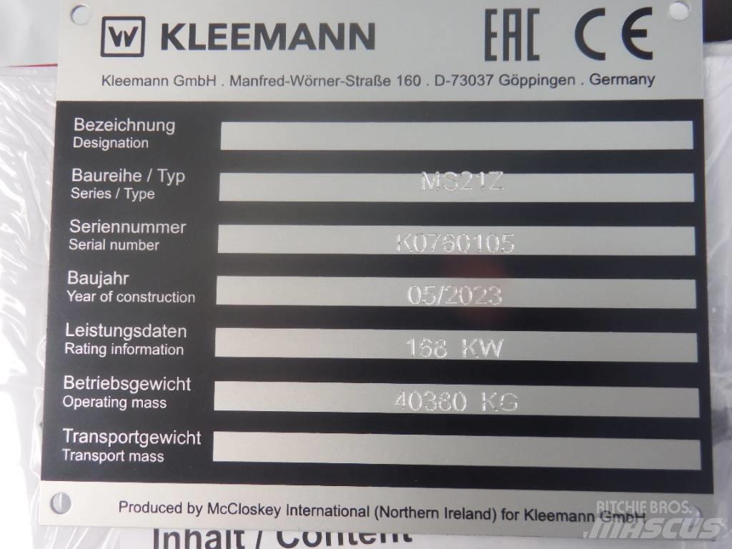 Kleemann MS 21 Z Třídiče