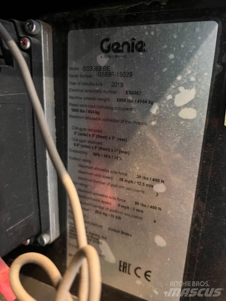 Genie GS 3369 BE Nůžková zvedací plošina