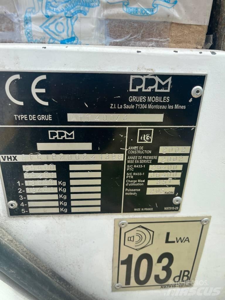 Terex PPM ATT 400/3 Univerzální terénní jeřáby