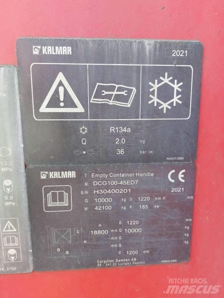 Kalmar DCG100-45ED7 Kontejnerové manipulátory