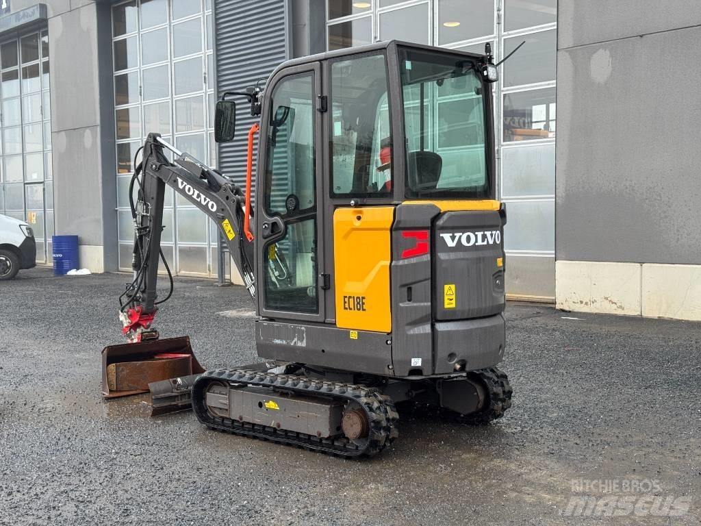 Volvo EC 18 E Mini rýpadla < 7t