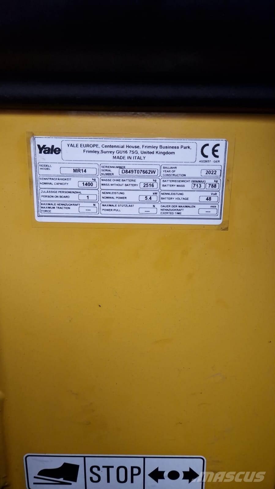 Yale MR14 Retraky