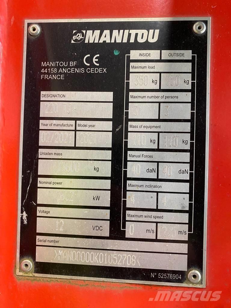 Manitou 220 TJ Kloubové plošiny