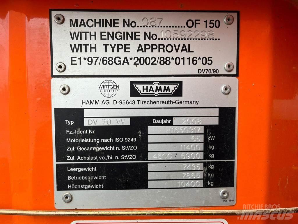 Hamm DV 70 VV Tandemové válce