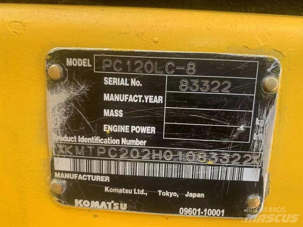 Komatsu PC 120-8 Midi rýpadla 7t - 12t
