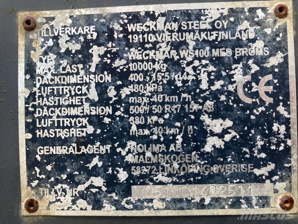 Weckman WS 100 Obilné návěsy