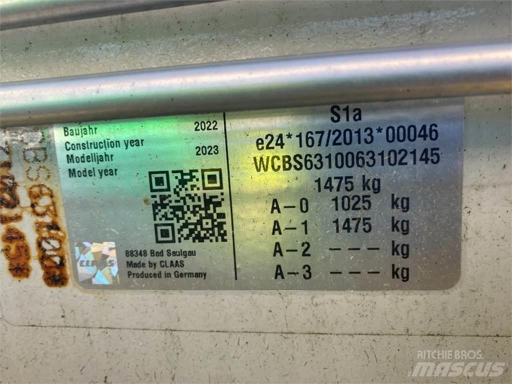 CLAAS VOLTO 1300 T Obraceče a shrabovače sena