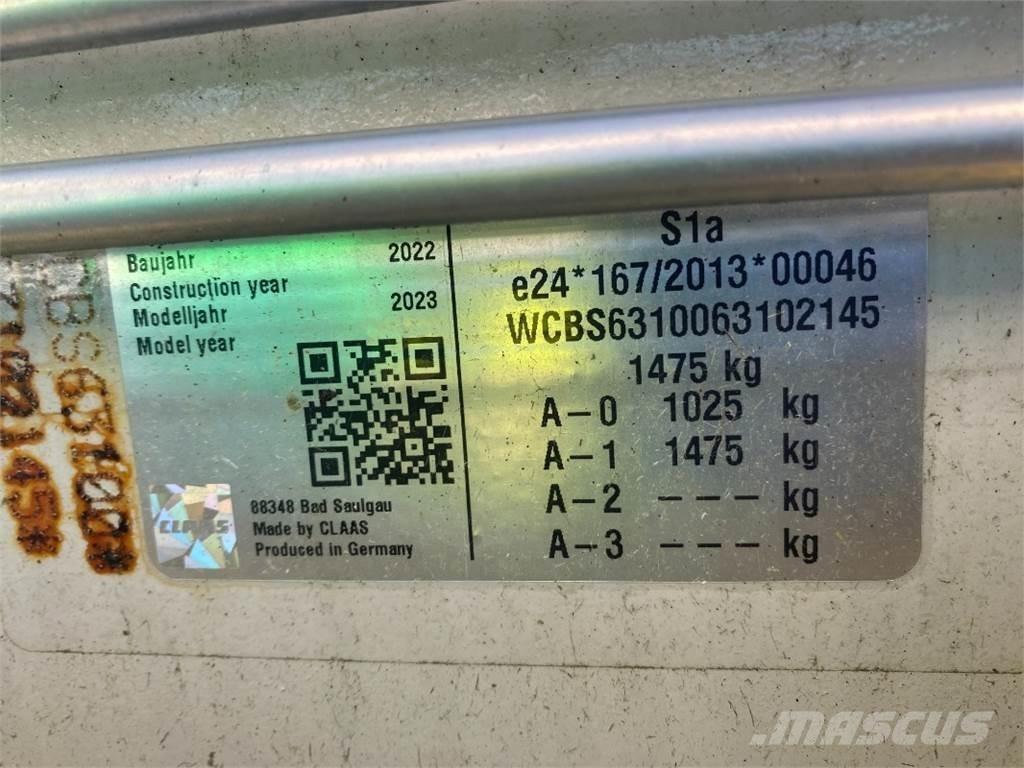 CLAAS VOLTO 1300 T Obraceče a shrabovače sena
