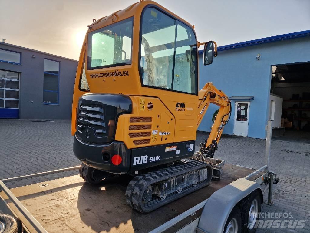 Hyundai R18-9AK Mini rýpadla < 7t