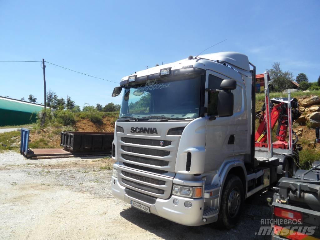 Scania R480 Vozy na přepravu kmenů