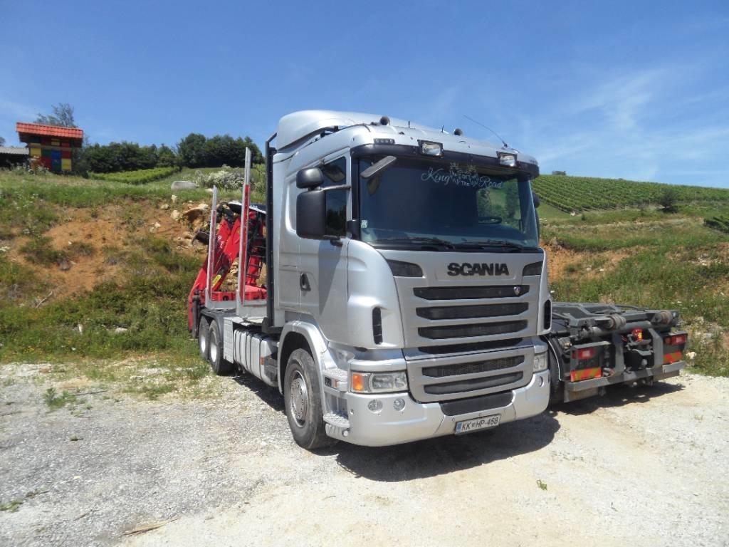 Scania R480 Vozy na přepravu kmenů