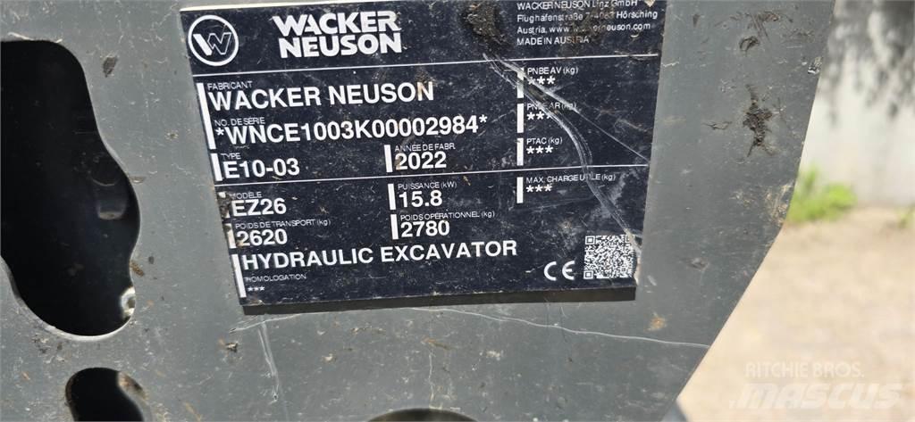 Wacker Neuson EZ26 Pásová rýpadla