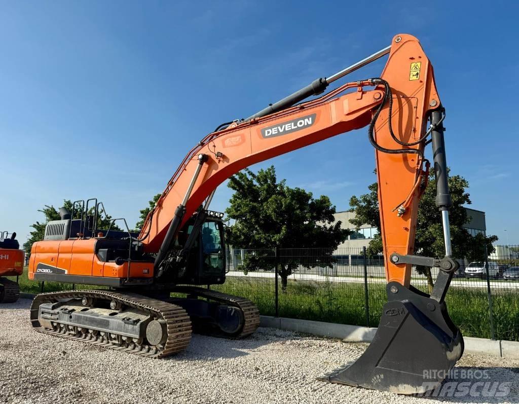 Doosan DX 380 LC-5 Pásová rýpadla