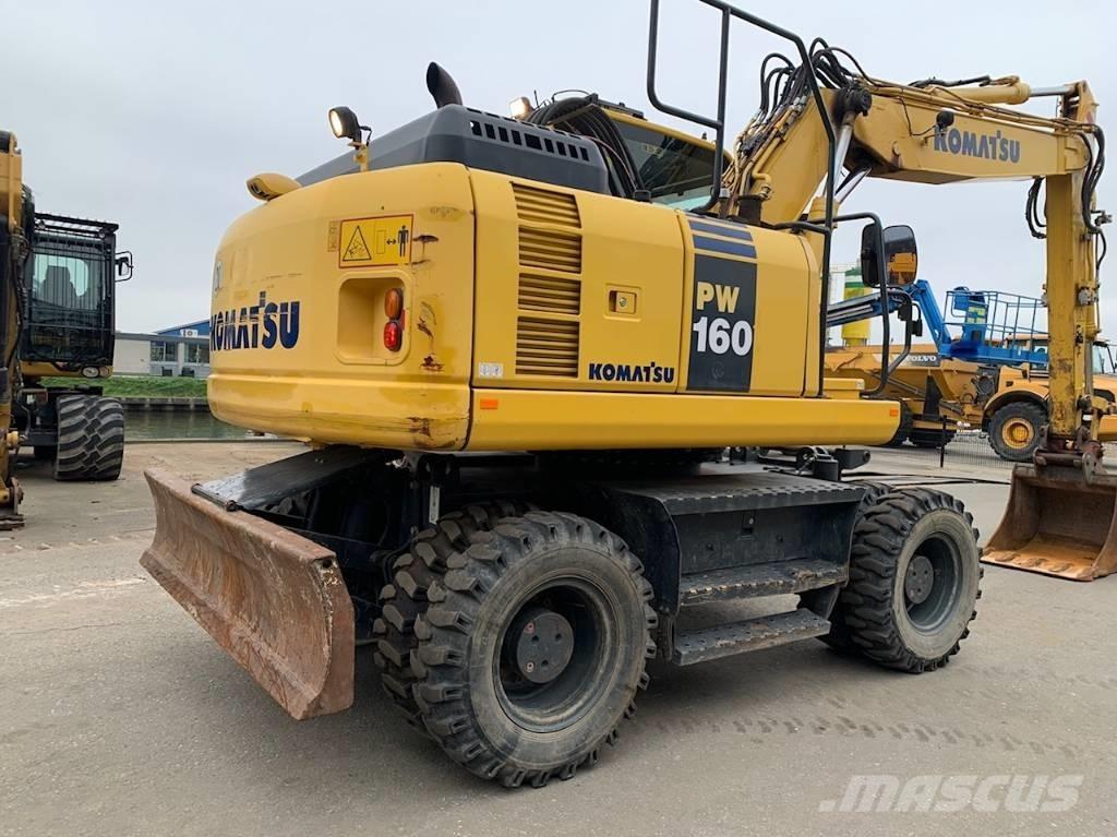 Komatsu PW160-8 Kolová rýpadla