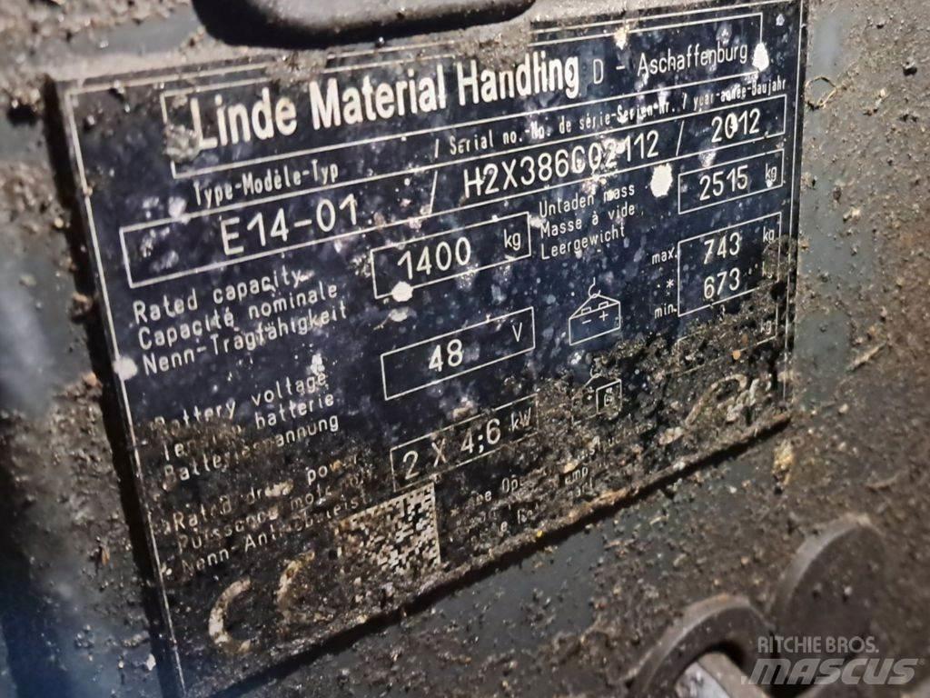 Linde E14-01 Akumulátorové vozíky