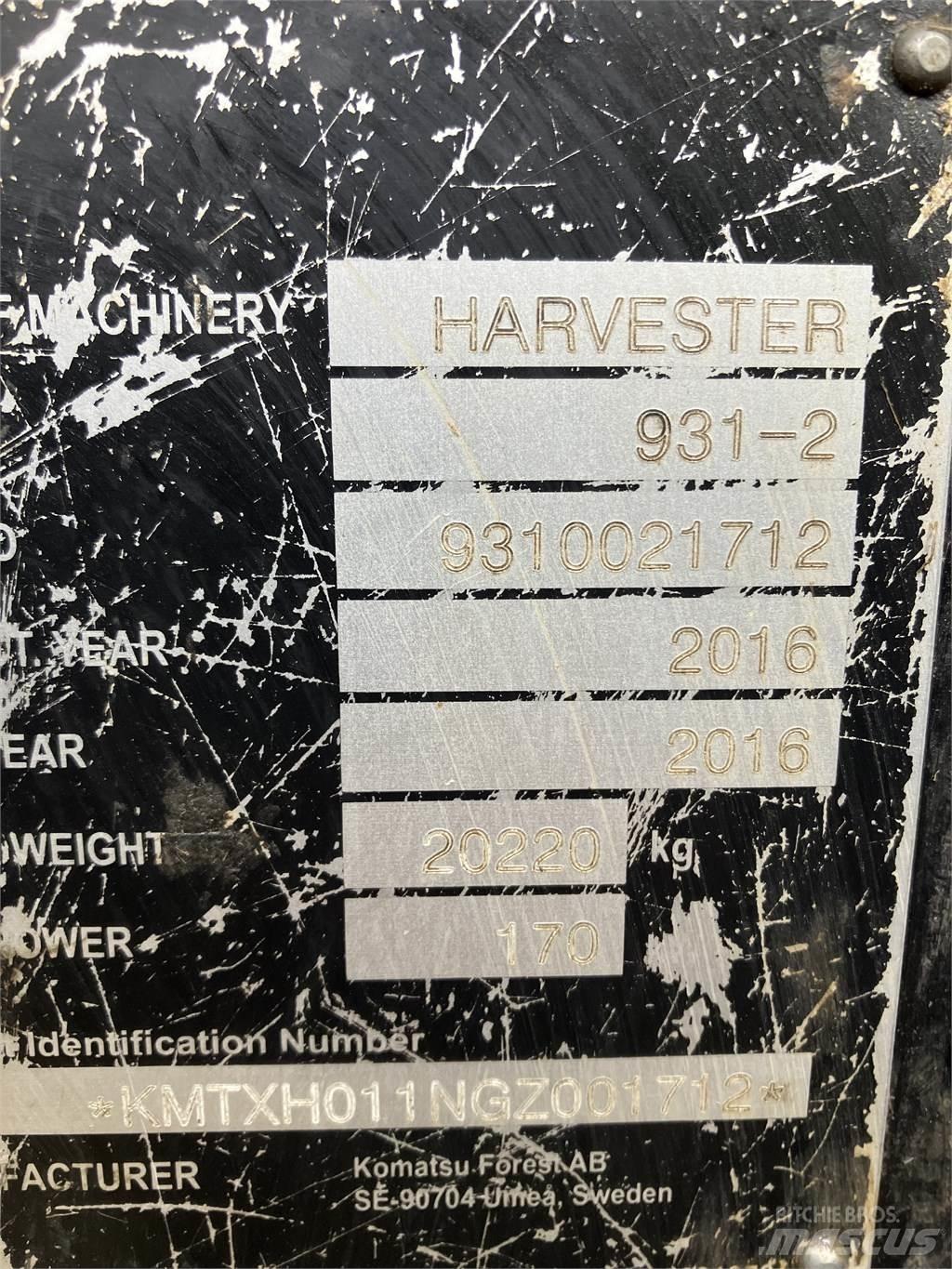 Komatsu 931.2 Harvestory
