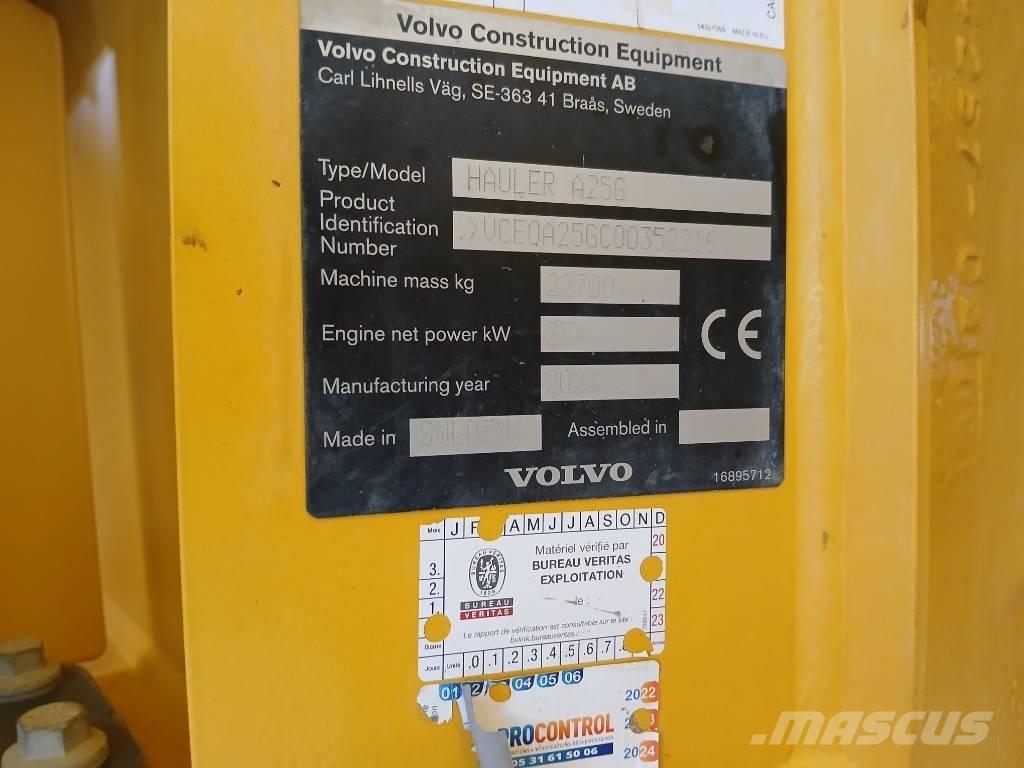 Volvo A 25 G Kloubové dempry