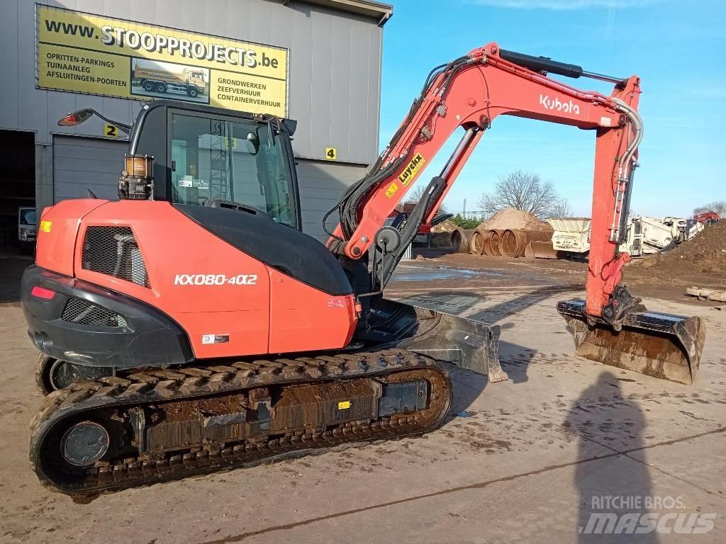 Kubota KX 080 Midi rýpadla 7t - 12t