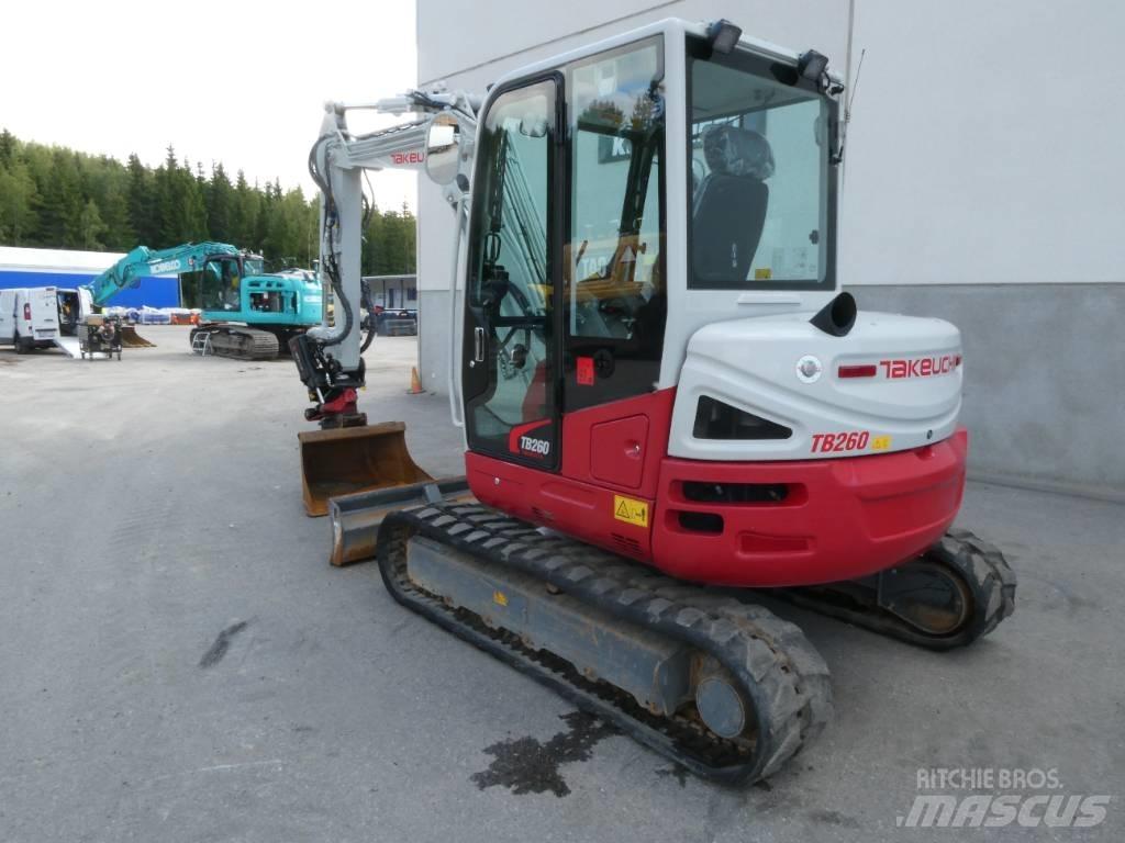 Takeuchi TB260 Mini rýpadla < 7t