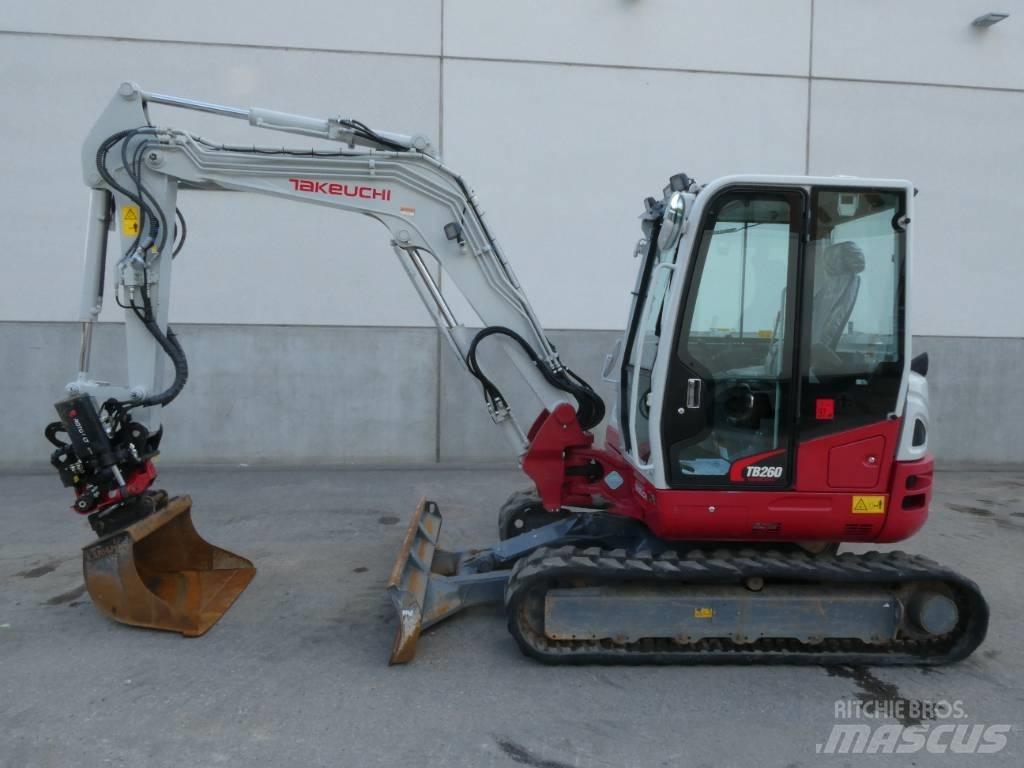 Takeuchi TB260 Mini rýpadla < 7t