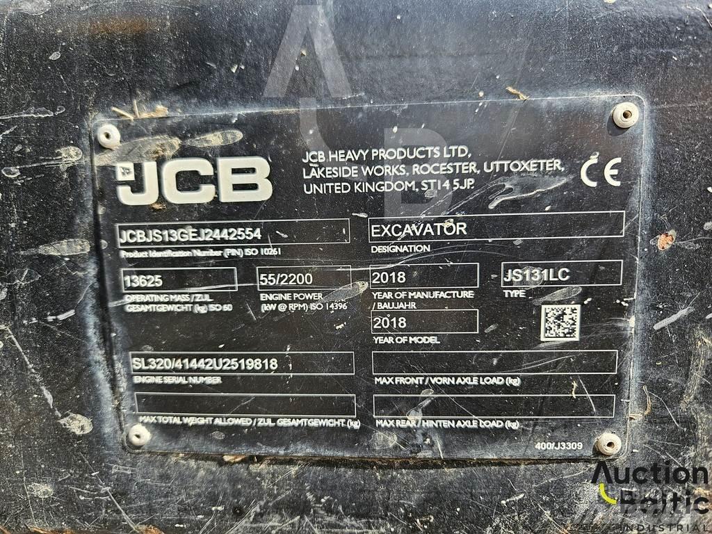 JCB JS 131LC Pásová rýpadla