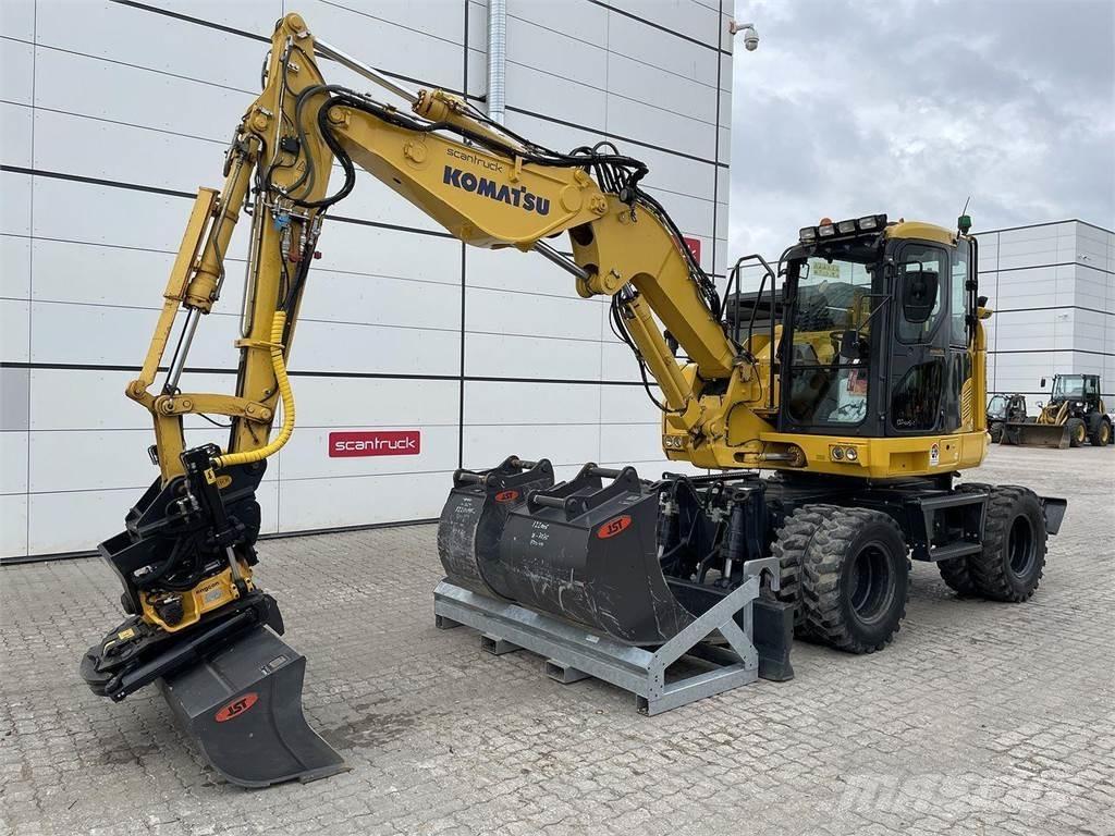 Komatsu PW118MR-11 Kolová rýpadla