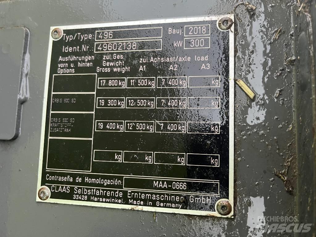 CLAAS Jaguar 840 Samojízdné sekačky