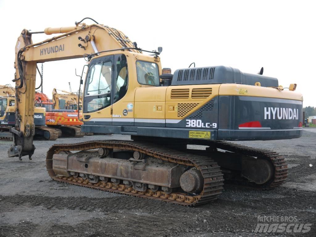 Hyundai R 380 LC-9 Pásová rýpadla