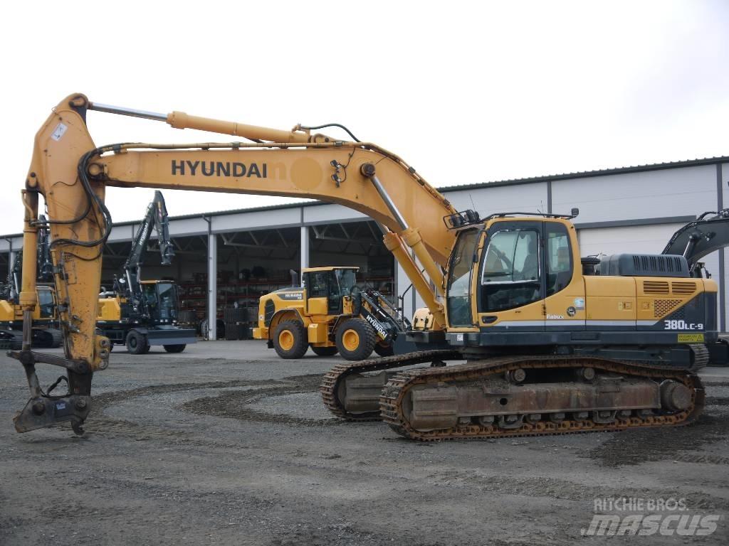 Hyundai R 380 LC-9 Pásová rýpadla