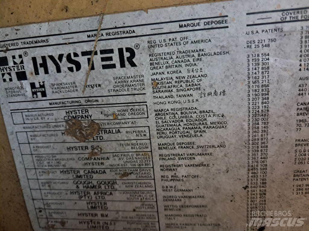 Hyster H2.50J Dieselové vozíky