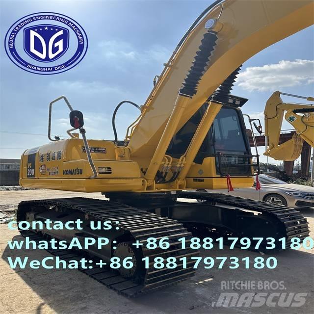 Komatsu PC 200-7 Pásová rýpadla