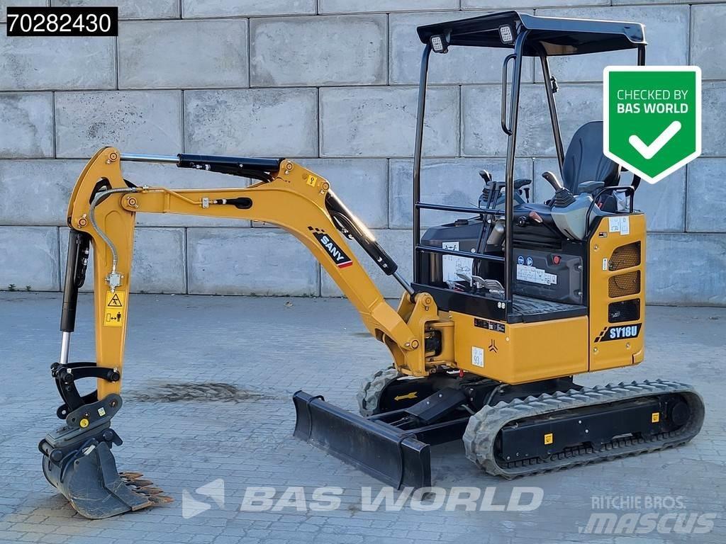 Sany SY18U Mini rýpadla < 7t