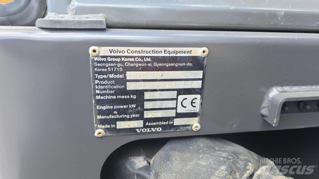 Volvo ECR 88 D Midi rýpadla 7t - 12t