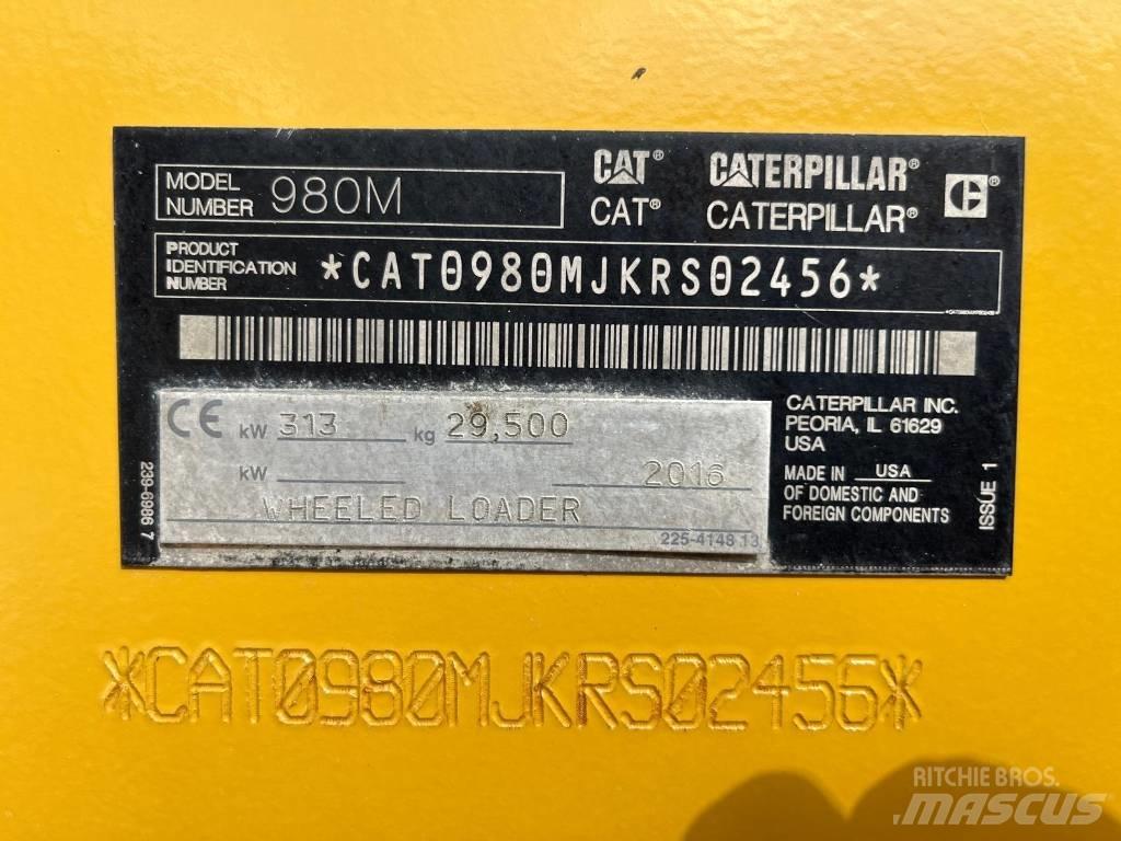 CAT 980M Kolové nakladače
