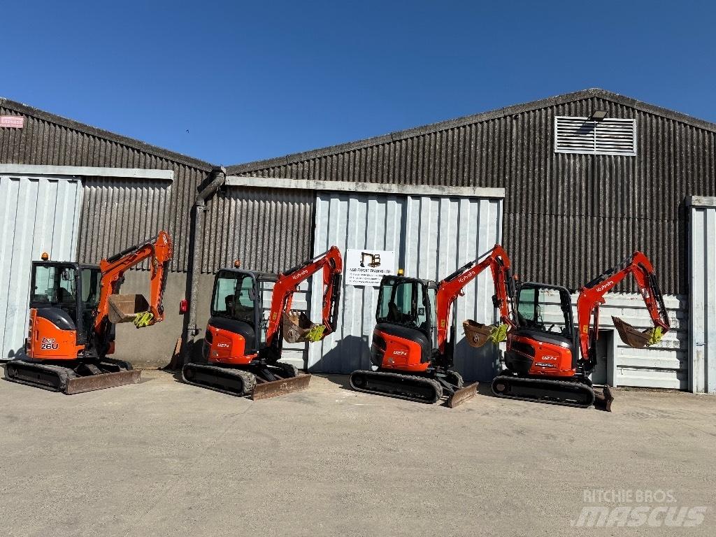 Kubota U 27 Mini rýpadla < 7t