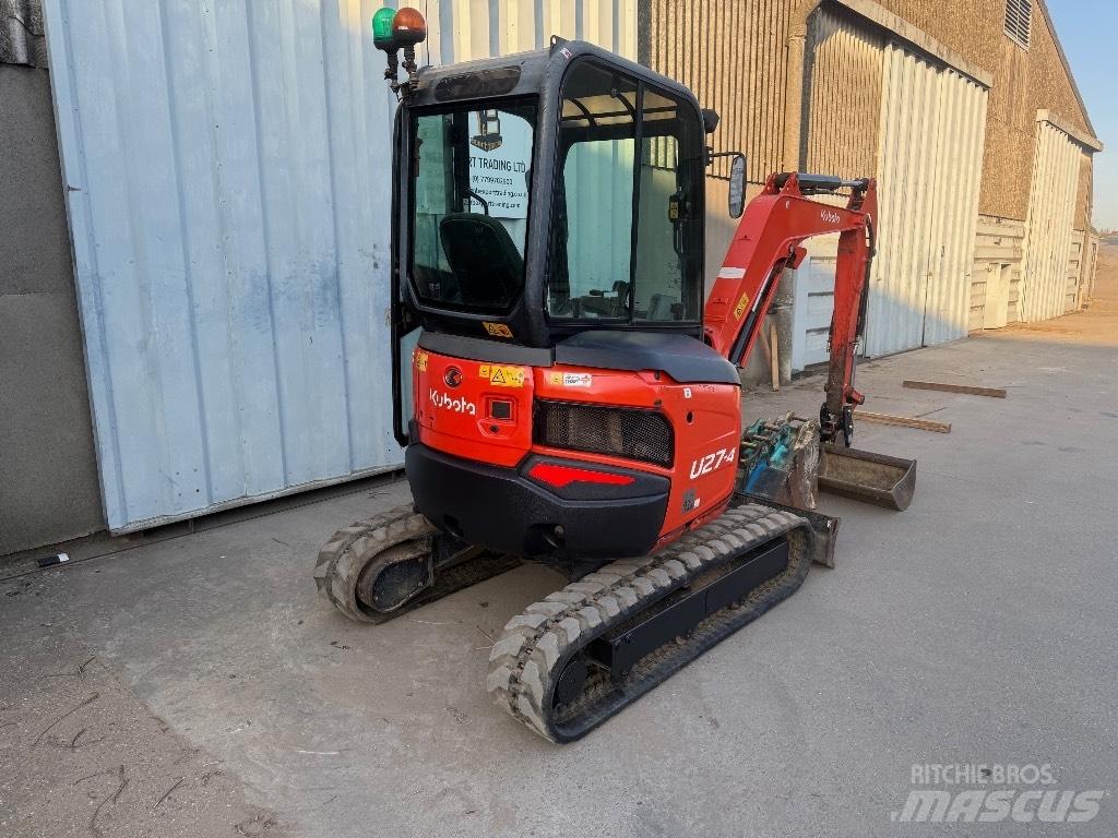 Kubota U 27 Mini rýpadla < 7t