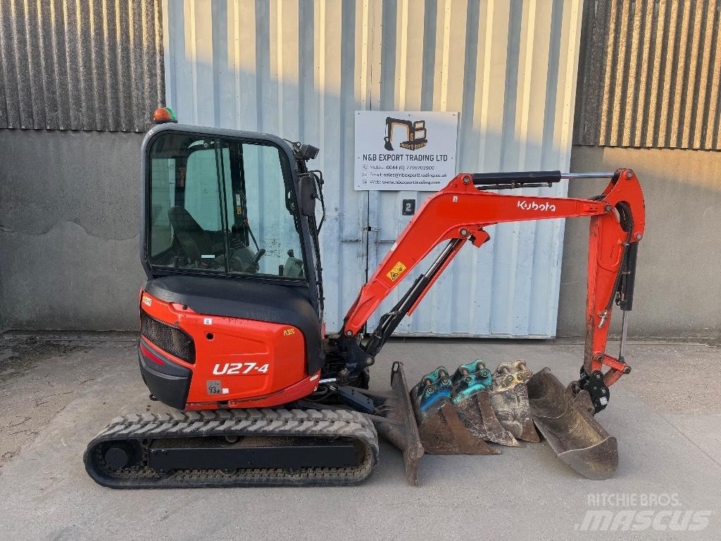 Kubota U 27 Mini rýpadla < 7t