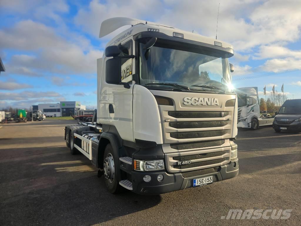 Scania R 450 6x2*4 Hákový nosič kontejnerů