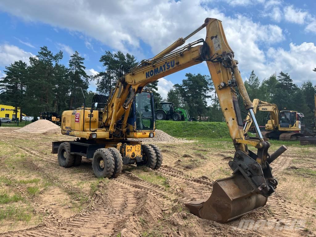 Komatsu PW 160 ES-7K Kolová rýpadla