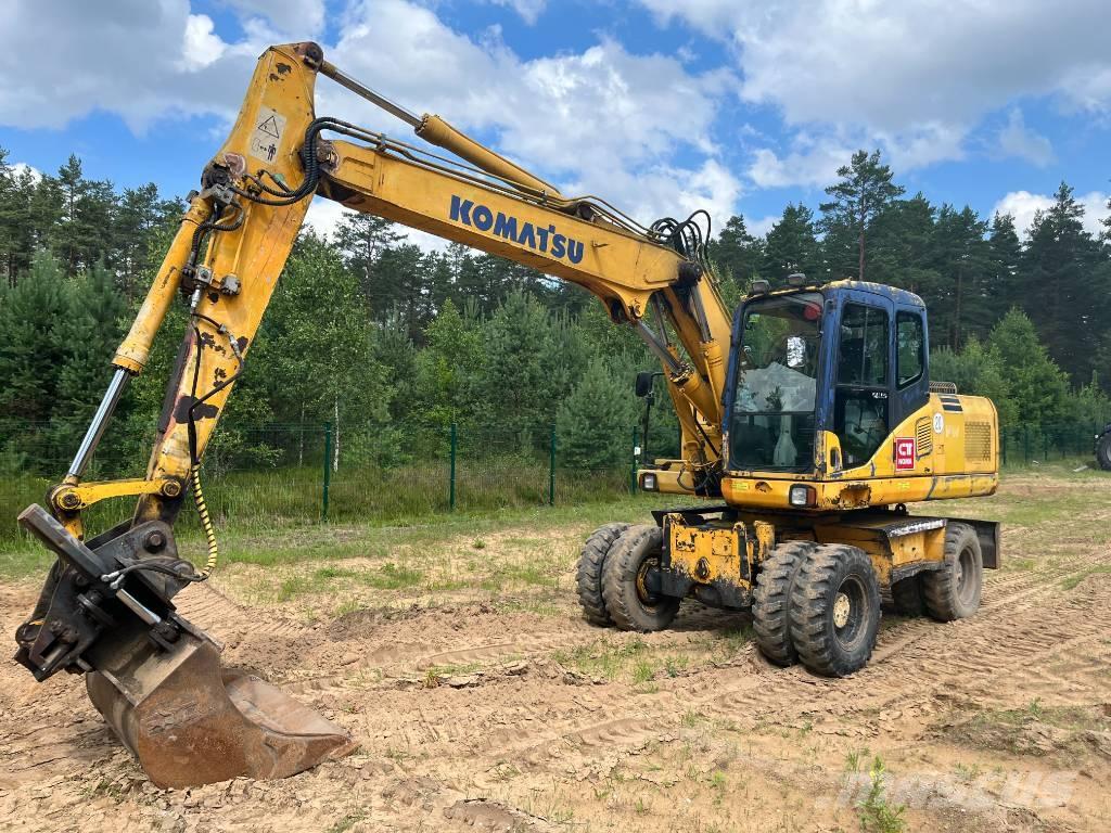 Komatsu PW 160 ES-7K Kolová rýpadla