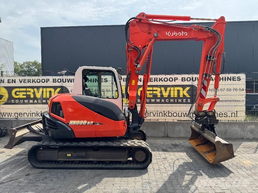 Kubota KX 080-3 A Midi rýpadla 7t - 12t