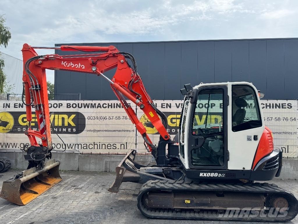 Kubota KX 080-3 A Midi rýpadla 7t - 12t
