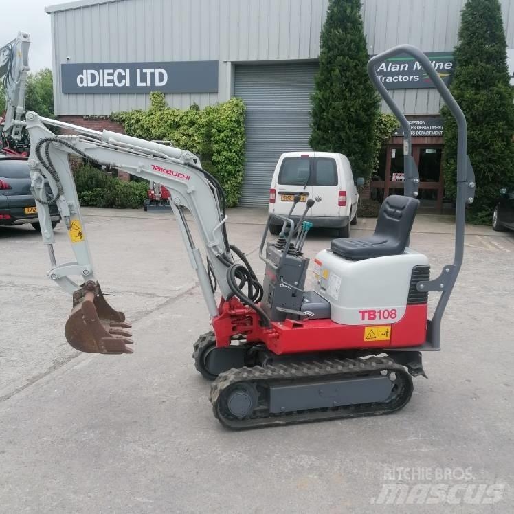 Takeuchi TB108 Mini rýpadla < 7t