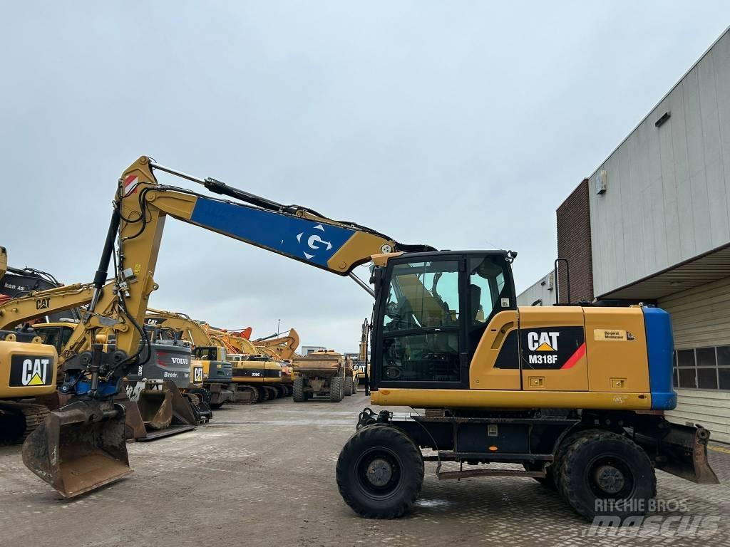 CAT M 318 F Kolová rýpadla