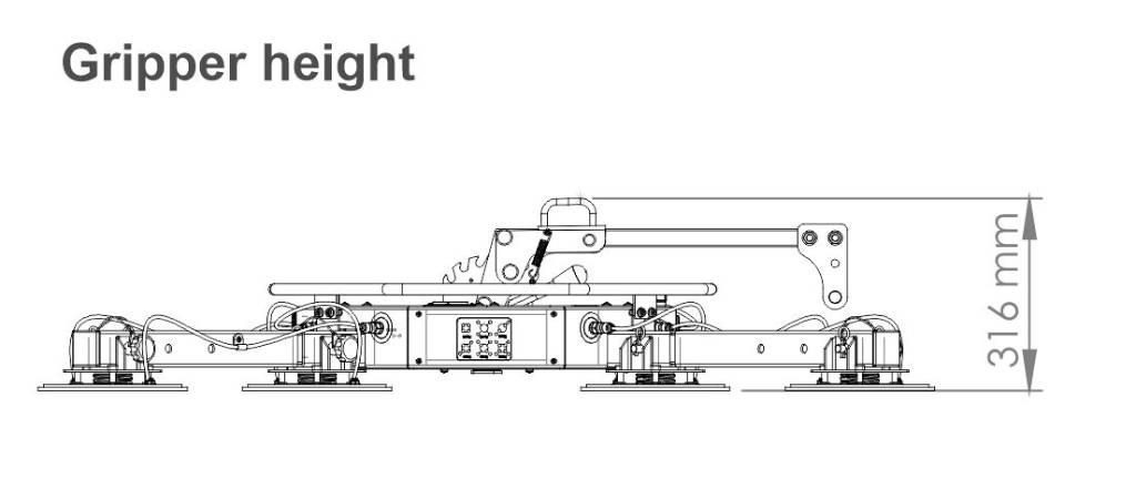 Befard XP602 Klešťové drapáky