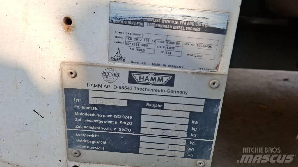 Hamm HDO 90 V Tandemové válce